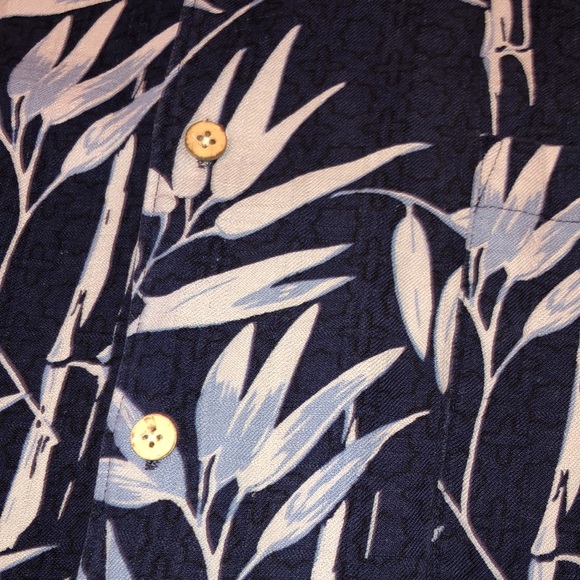 Breakwater Short Sleeve Hawaiian Palm Shirt Sz XL - Picture 3 of 11